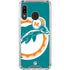 NFL Miami Dolphins Retro Logo Galaxy A30 Clear Case