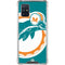 NFL Miami Dolphins Retro Logo Galaxy A71 5G Clear Case