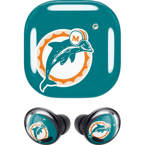 NFL Miami Dolphins Retro Logo Galaxy Buds Pro Skin
