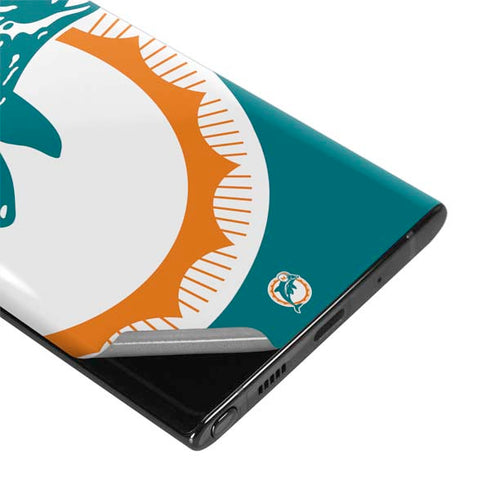NFL Miami Dolphins Retro Logo Galaxy Note 10 Skin