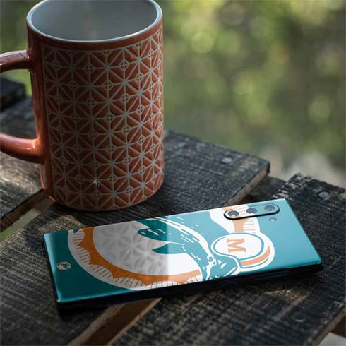 NFL Miami Dolphins Retro Logo Galaxy Note 10 Skin