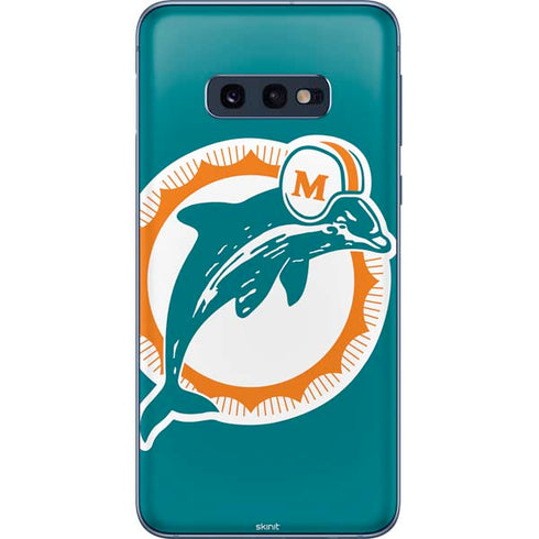 NFL Miami Dolphins Retro Logo Galaxy S10e Skin