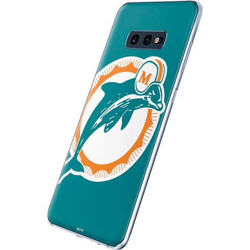 NFL Miami Dolphins Retro Logo Galaxy S10e Skin