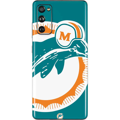 NFL Miami Dolphins Retro Logo Galaxy S20 Fan Edition Skin