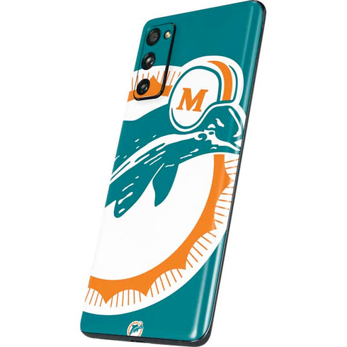 NFL Miami Dolphins Retro Logo Galaxy S20 Fan Edition Skin