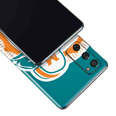 NFL Miami Dolphins Retro Logo Galaxy S20 Fan Edition Skin