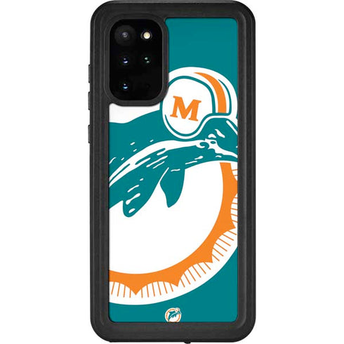 NFL Miami Dolphins Retro Logo Galaxy S20 Plus Waterproof Case
