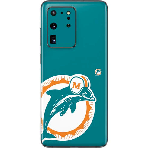 NFL Miami Dolphins Retro Logo Galaxy S20 Ultra 5G Skin