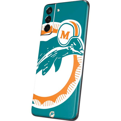 NFL Miami Dolphins Retro Logo Galaxy S21 5G Skin
