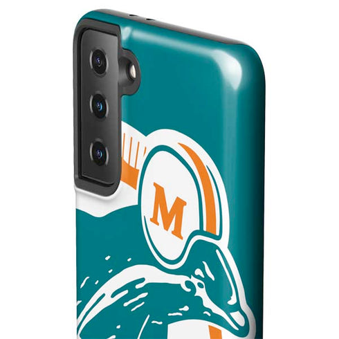 NFL Miami Dolphins Retro Logo Galaxy S21 FE Pro Case