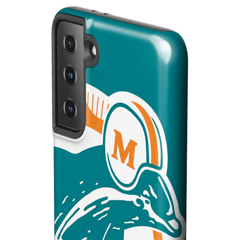 NFL Miami Dolphins Retro Logo Galaxy S21 Plus 5G Pro Case
