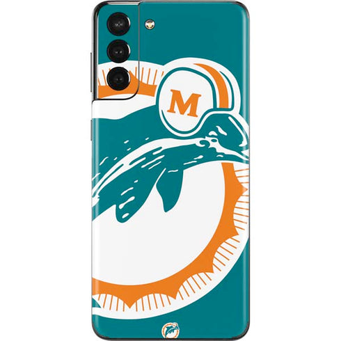 NFL Miami Dolphins Retro Logo Galaxy S21 Plus 5G Skin