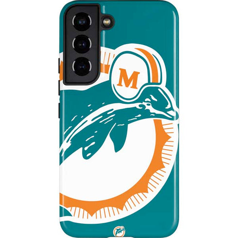 NFL Miami Dolphins Retro Logo Galaxy S22 Pro Case