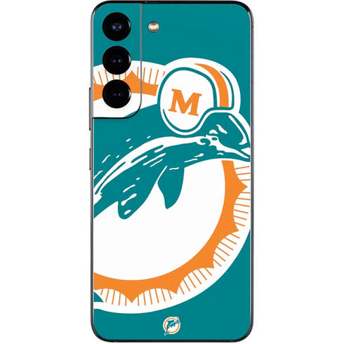 NFL Miami Dolphins Retro Logo Galaxy S22 Skin