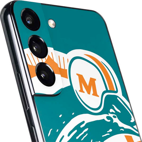 NFL Miami Dolphins Retro Logo Galaxy S22 Skin