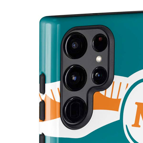 NFL Miami Dolphins Retro Logo Galaxy S22 Ultra Pro Case