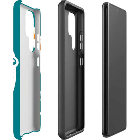 NFL Miami Dolphins Retro Logo Galaxy S22 Ultra Pro Case