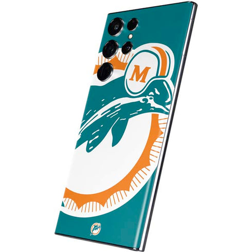 NFL Miami Dolphins Retro Logo Galaxy S22 Ultra Skin