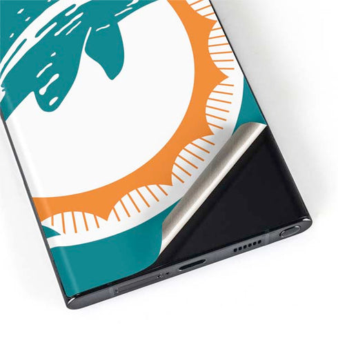 NFL Miami Dolphins Retro Logo Galaxy S22 Ultra Skin