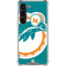 NFL Miami Dolphins Retro Logo Galaxy S23 Clear Case