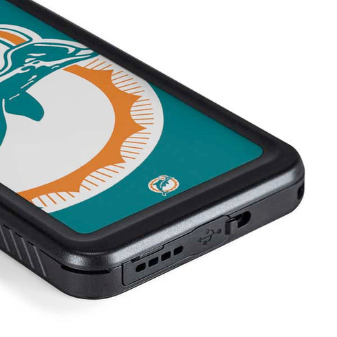 NFL Miami Dolphins Retro Logo Galaxy S23 Plus Waterproof Case