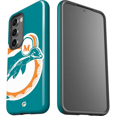 NFL Miami Dolphins Retro Logo Galaxy S23 Pro Case