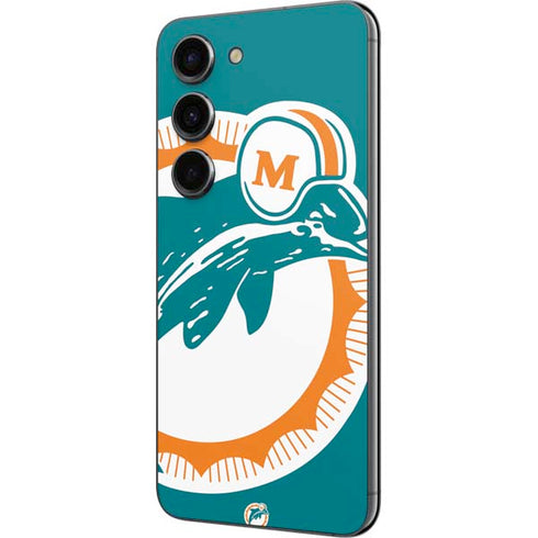 NFL Miami Dolphins Retro Logo Galaxy S23 Skin