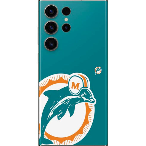 NFL Miami Dolphins Retro Logo Galaxy S23 Ultra Skin