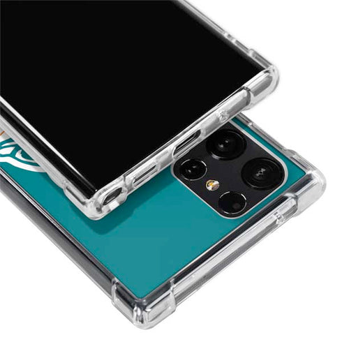 NFL Miami Dolphins Retro Logo Galaxy S24 Ultra Clear Case