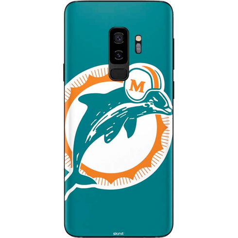 NFL Miami Dolphins Retro Logo Galaxy S9 Plus Skin
