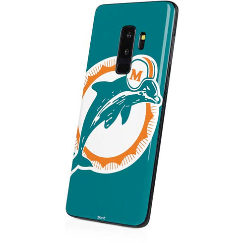 NFL Miami Dolphins Retro Logo Galaxy S9 Plus Skin