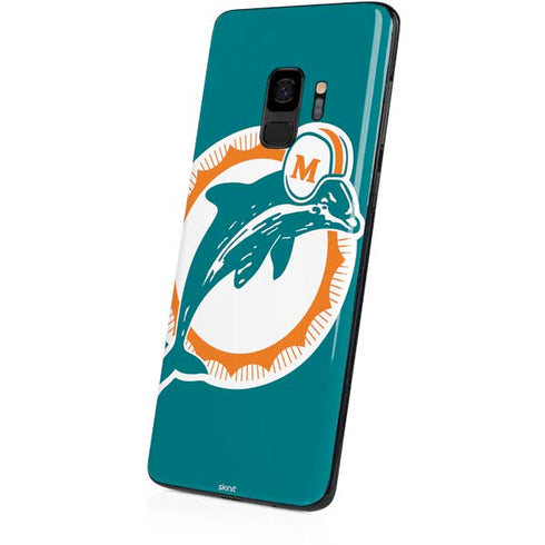 NFL Miami Dolphins Retro Logo Galaxy S9 Skin