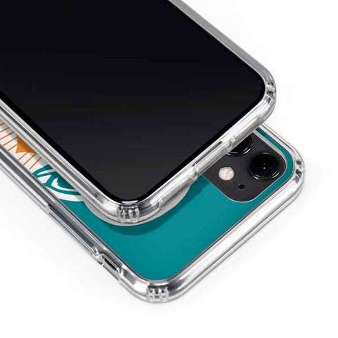 NFL Miami Dolphins Retro Logo iPhone 11 Clear Case
