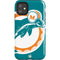 NFL Miami Dolphins Retro Logo iPhone 11 Impact Case