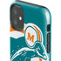 NFL Miami Dolphins Retro Logo iPhone 11 Impact Case