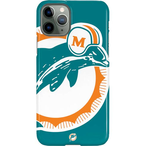NFL Miami Dolphins Retro Logo iPhone 11 Pro Lite Case