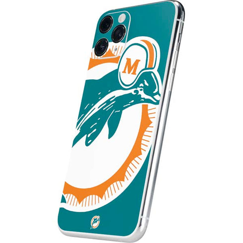 NFL Miami Dolphins Retro Logo iPhone 11 Pro Skin