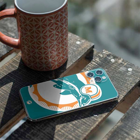 NFL Miami Dolphins Retro Logo iPhone 11 Pro Skin