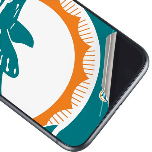 NFL Miami Dolphins Retro Logo iPhone 11 Skin