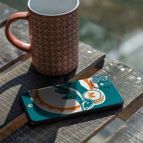 NFL Miami Dolphins Retro Logo iPhone 11 Skin
