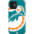 NFL Miami Dolphins Retro Logo iPhone 12 Impact Case