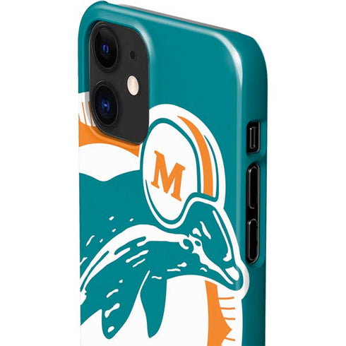 NFL Miami Dolphins Retro Logo iPhone 12 Mini Lite Case