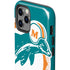 NFL Miami Dolphins Retro Logo iPhone 12 Pro Impact Case