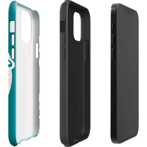 NFL Miami Dolphins Retro Logo iPhone 12 Pro Impact Case