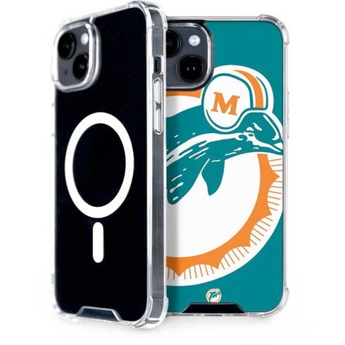 NFL Miami Dolphins Retro Logo iPhone 13 MagSafe Case