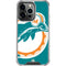 NFL Miami Dolphins Retro Logo iPhone 13 Pro Clear Case