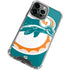 NFL Miami Dolphins Retro Logo iPhone 13 Pro Max Clear Case