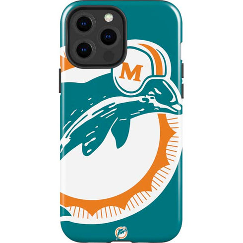 NFL Miami Dolphins Retro Logo iPhone 13 Pro Max Impact Case