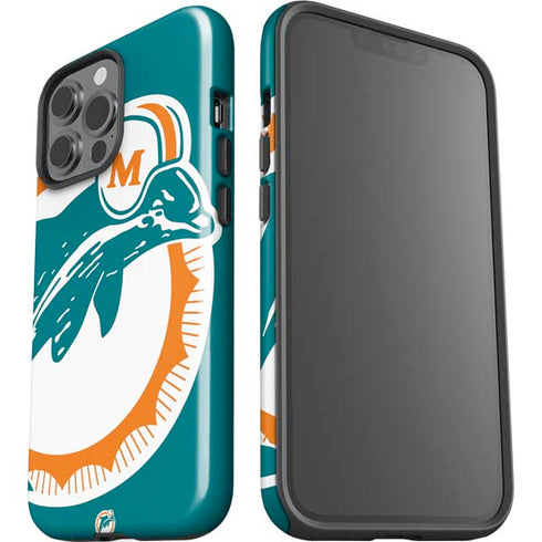 NFL Miami Dolphins Retro Logo iPhone 13 Pro Max Impact Case