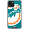 NFL Miami Dolphins Retro Logo iPhone 14 Plus Clear Case